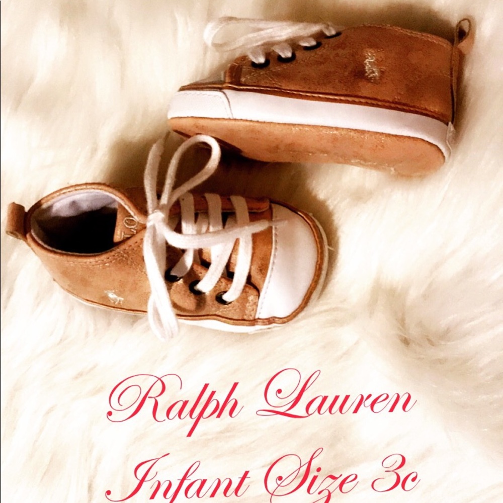 Ralph Lauren Infant Sag Harbor Mid-Top Sneaker 3C